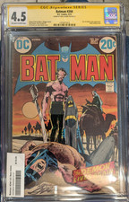 DC Comics Batman #244 (1972) CGC 4.5 Signature Series - Neal Adams Signed picture
