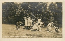 c1910 Peterborough New Hampshire The Out Door Players RPPC Postcard 25-5057 picture