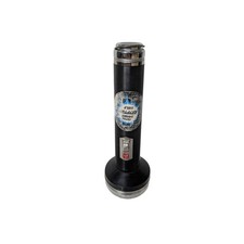 Vintage 1970s Krypton Flashlight Black & Chrome Retro Industrial Design picture