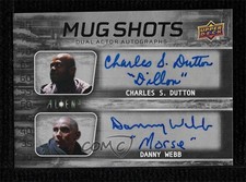 2021 Upper Deck Alien 3 Mug Shots Dual Danny Webb Charles S Dutton Auto 0c3 picture