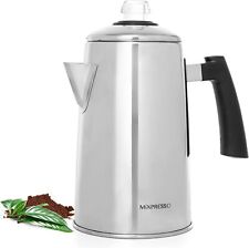 Mixpresso Stovetop Coffee Percolator 12 Cup Stainless Steel Coffee Percolator picture