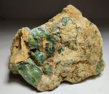 Opal on Sepentine with Magnetite, UV. San Benito, California. 213 grams. picture