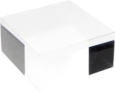Clear Polished Acrylic Square Display Block 2