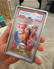 2011 One Piece AR Carddass 02-01 SR Monkey D. Luffy Japanese Vintage PSA 10 picture