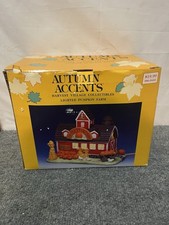 Autumn Accents Harvest Village Lighted Pumpkin Farm  picture