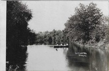 RPPC PA Still (Dead) Waters TIOGA Pennsylvania Real Photo PC DPO BRILLIANT NM picture
