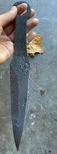 11” Handmade Damascus steel Dagger blank blade ZH 17 picture