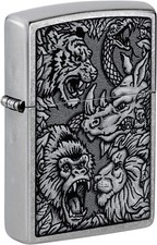 Zippo Jungle Design Street Chrome 48567 picture