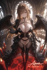 Asuna Waifu Card Anime Girl Fanart Card Oversized Board A5 With NFC Chip picture