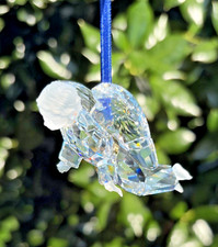 NEW 2006 Swarovski Annual Angel Christmas Ornament #0863449 With Stand picture