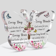 Barydat Acrylic Christian Gifts Bible Verses Religious Gifts for Women Men Inspi picture