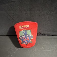 Dunkin' Donuts Red Boston Red Sox David Ortiz #34 Final Season Cup Sleeve 2016 picture