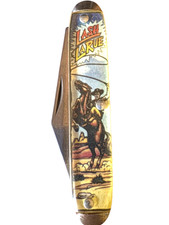 RARE LASH LARUE SINGLE BLADE BARLOW KNIFE picture