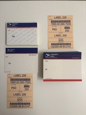 Lot Of (212) Vintage USPS Blue Top 2000/2004/2006 228 Labels Graffiti Street art picture
