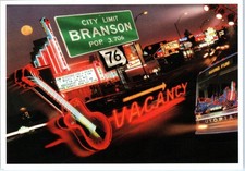 Branson Missouri Main Street Advertising Postcard picture