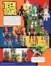 2006 Action Figures Toy PRINT AD ART - BanDai TEEN TITANS Mentho Elasti-Girl picture