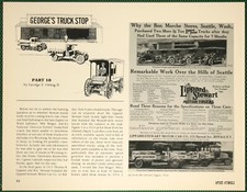 Lippard Stewart Trucks 1911-1939 History Features Vintage Pictorial Article 1985 picture