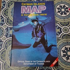 Cayman Islands Map & Visitors Guide 1989 90 Official Guide To The Cayman Islands picture