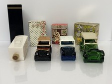 Vtg Avon Cologne Decanter 8 Pc Lot 7 full Winnebago Jeep Maxwell Cat Bird Boxed picture