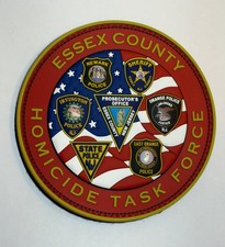 Newark Police Essex County Prosecutor Homicide Task Force 3D Full Color Patch picture