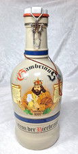 Vintage 1987 Altenmünster Gambrinus German Beer Siphon Ceramic Growler Bottle 2L picture