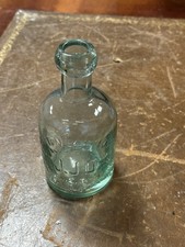 Vintage Preston Bottling Co J.J.D Chemists Bow Lane Green Bottle 16x8cm picture