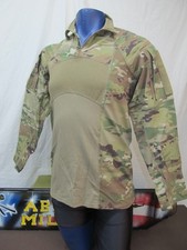 Army Combat Shirt Flame Resistant Multicam Zippered Size Medium Excellent picture
