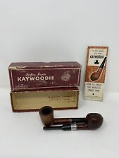 KAYWOODIE Super Flame Grain, & LHS Imported Briar Tobacco Pipes w/Booklet VTG picture