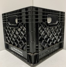 Milk Crate Prairie Farms Hiland and Roberts Black Orbis DY16 Plastic picture