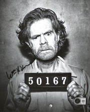 WILLIAM H MACY SIGNED 8x10 PHOTO SHAMELESS FRANK GALLAGHER FARGO - BECKETT COA picture