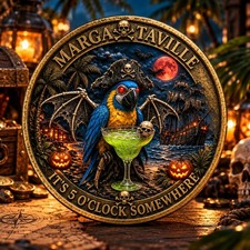 Jimmy Buffett Margaritaville Halloween Commemorative Coin picture