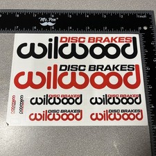 Wilwood Disc Brakes Authentic 8 sticker decal sheet picture