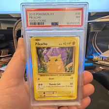 The Pokémon Company Pokémon TCG 2016 Evolutions Pikachu 35/108 ENG PSA 7 picture