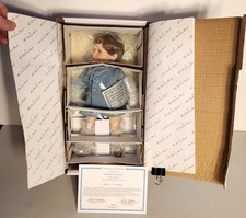 JFK John F Kennedy Jr “A Farewell Salute” Danbury Mint John John Porcelain Doll picture