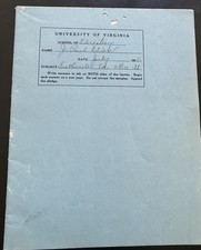 RARE 1928 UNIVERSITY OF VIRGINIA BLUE BOOK EXAM FOR SEX EDUCATION UVA 15 picture