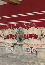 9 / Post Card - Cnossos / The Throne of Minoa picture