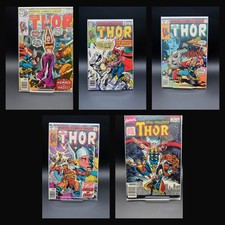 Mighty Thor Lot 5 Bronze Age Marvel 279 282 289 294 Origin of Odin Annual 14 picture