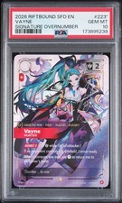 2026 RIFTBOUND: LEAGUE OF LEGENDS SFD-SPIRITFORGED #223* VAYNE - HUNTER PSA 10 picture