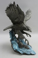 The Alaskin Chilkat bald Eagle Statue Pewter Heavy By Paul Brunelle picture