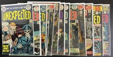 DC Comics The Unexpected Bronze Horror Lot (13 Issues) GD+ picture