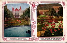 Monte Carlo Casino Sunken Garden Palm Avenues Postcard Monaco c.1910s picture