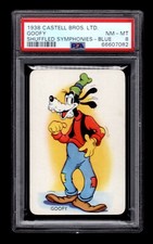 PSA 8 GOOFY 1938 Castell Shuffled Symphonies Card BLUE BACK picture