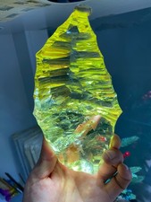 833g Top Rare Natural Clear Quartz Citrine Crystals Mineral Energy point Decor picture