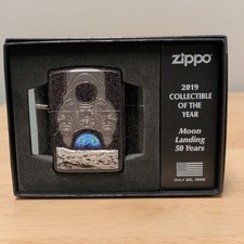 Zippo 2019 Collectible of the Year Moon Landing 50 Years Lighter 08186/14000 picture