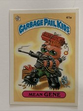 VTG 1985 TOPPS GPK Garbage Pail Kids Mean Jean 41a Series 1 Great Condition picture
