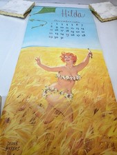 🔥🗓️1964 Hilda Calendar Duane Bryers COMPLETE 7-Sheet Vintage Pin-Up Calendar picture
