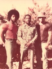 1970s African American Men Photo Afro Bucket Hat Fashion Snapshot picture