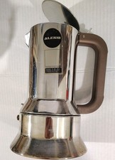 ALESSI STAINLESS STOVE TOP 6 CUP ESPRESSO COFFEE MAKER picture