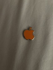 Apple Employee Exclusive Collectible Pin  Orange Hard To Fine Vintage RARE picture