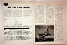 1984 SPICA III Surface Attack Ship Print Article 8x11 Vintage Naval picture
